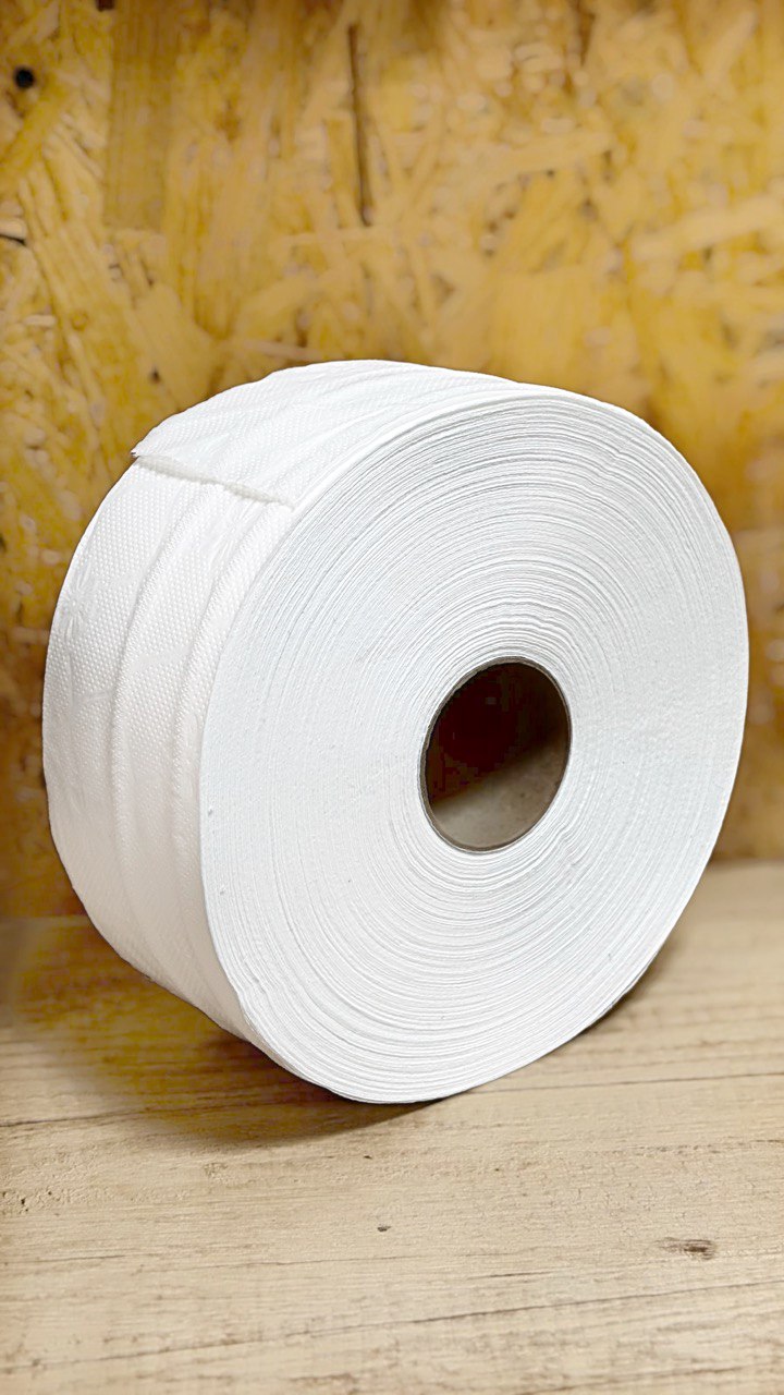 картинка Бумага туалетная для диспенсера БЕЛАЯ 2сл мягкая 215м от магазина Богатая