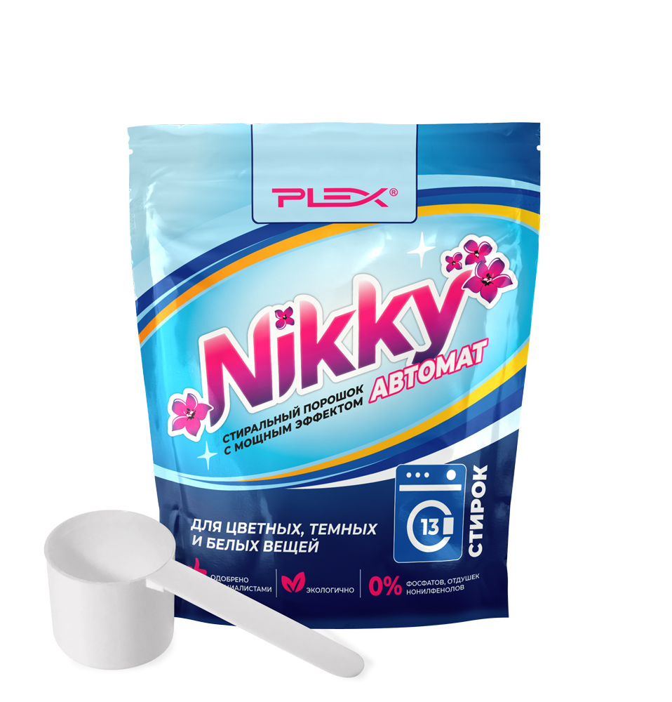 картинка Плекс Профессиональный стиральный порошок NIKKY 1кг от магазина Богатая