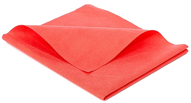 картинка ЧУДО-ТРЯПОЧКА микроспан (34*40) большая плотная КРАСНАЯ от магазина Богатая