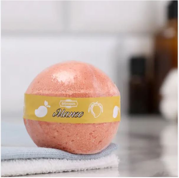 картинка Бомбочка для ванны аромат манго 110г от магазина Богатая